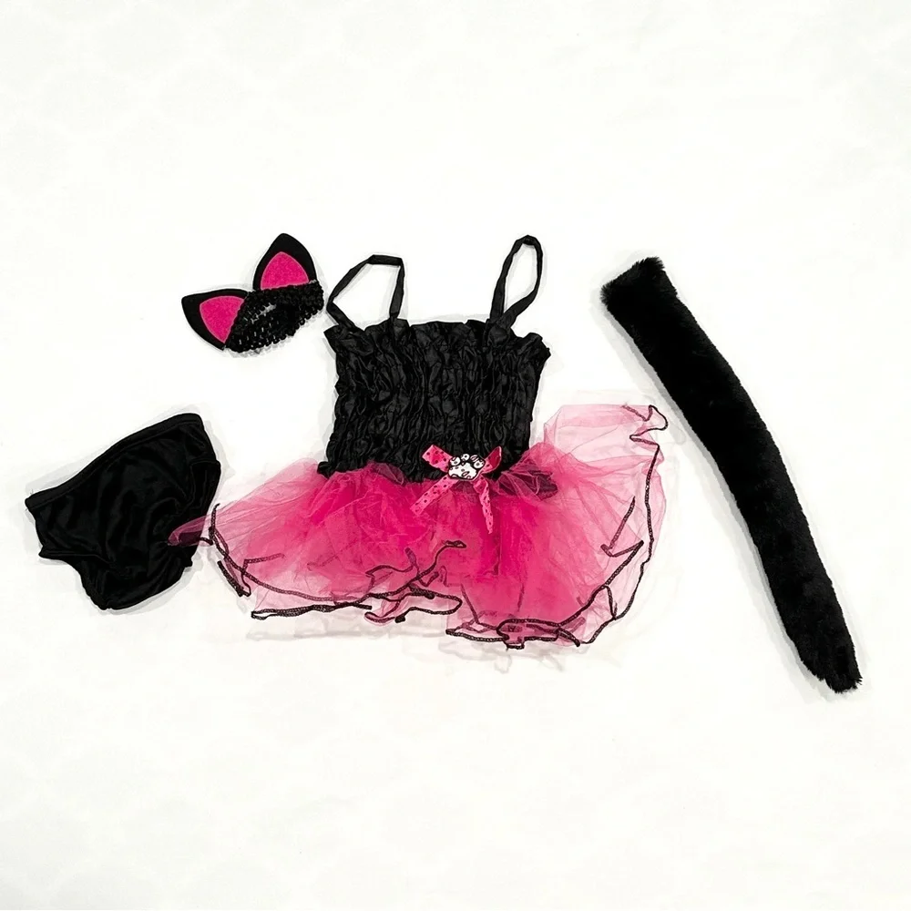 Rubie's Infant Toddler 4pc Cat Tutu Halloween Cosplay Costume - Picture 1 of 8